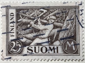 AlexStamps FINLAND #179 VF Used