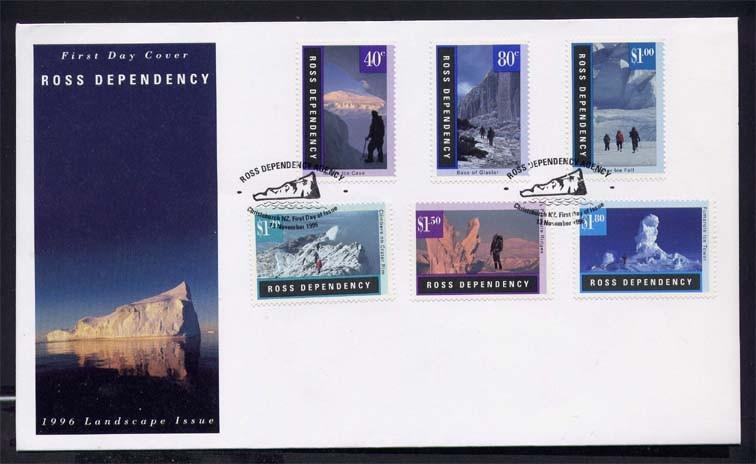 New Zealand FDC 1996 Ross dependence