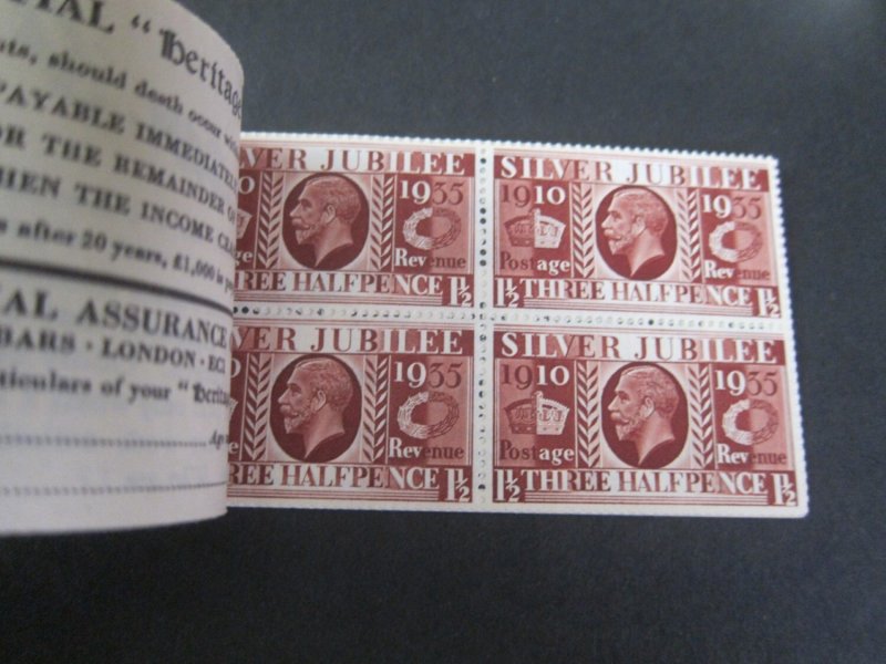 United Kingdom 1935 Sc BK14 Booklet used