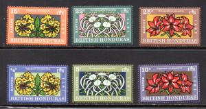 British Honduras 275-280 MLH