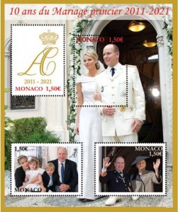 Scott #3049 Royal Wedding S/S MNH