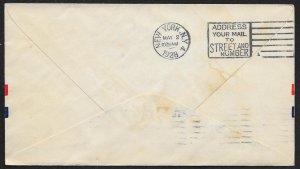 UNITED STATES #C10 on First Flight Cover 1928 Atlanta to New York