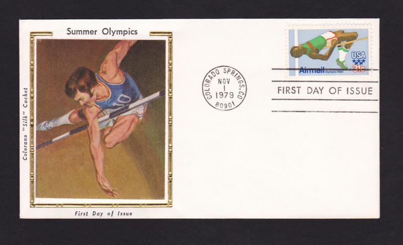 Sc. C97 31c 1980 Olympics FDC - Ron Myers Cachets