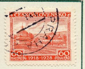 Czechoslovakia 1928 Early Issue Fine Used 60h. 230252