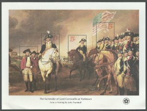 # 1686 Mint Never Hinged ( MNH ) SURRENDER OF CORNWALLIS