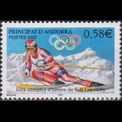 ANDORRA FR. 2002 - Scott# 556 W.Olympics Set of 1 NH