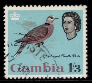 GAMBIA QEII SG201, 1s 3d pale blue, FINE USED.