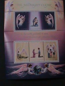 CHRISTMAS ISLANDS-1980-MID NIGHT CLEAR-VIRGIN & THE CHILD-CHRISTMAS-MNH S/S VF