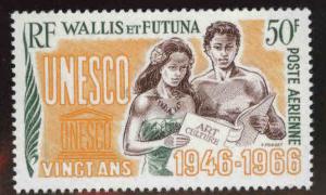 Wallis and Futuna Islands Scott C26 MNH** 1966 UNESCO stamp