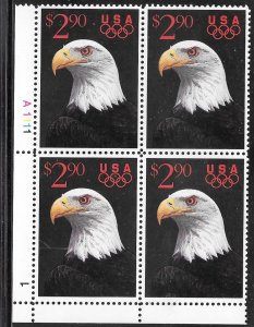#2540 MNH Plate Block