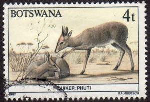 Botswana 407 - Used - 4t Duiker (1987) (cv $1.75)