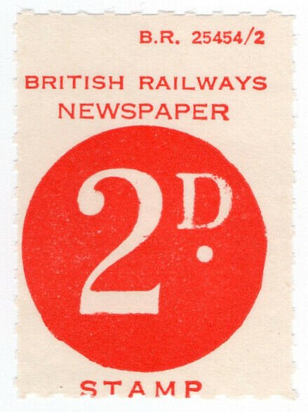 (I.B) British Railways Board : Newspaper Parcel 2d