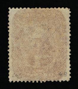 EXCEPTIONAL GENUINE SCOTT #30 MINT PART OG 1861 ORANGE BROWN TYPE-II SCV $1200