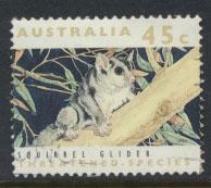 Australia SG 1317  Used  - Threatened species Squirrel Glider