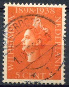 Netherlands Sc# 210 used