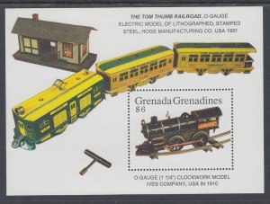 Grenada Grenadines 1458 Trains Souvenir Sheet MNH VF