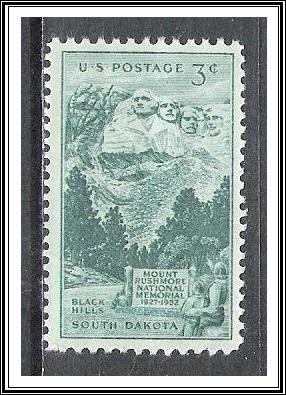 US #1011 Mount Rushmore MNH