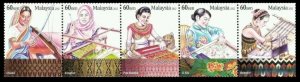 *FREE SHIP Legacy Of The Loom Malaysia 2012 Handicrafts Costumes (stamp) MNH