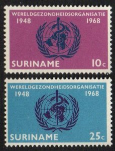 Suriname Sc #352-353 MNH