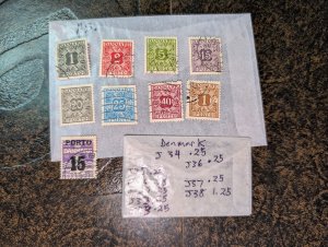 Denmark # j25-j27 u, j32-j34 u, j36-j38 u