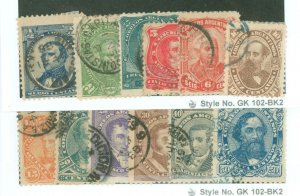 Argentina #57-67 Used