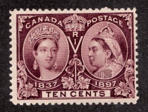 1897 - #57 MNH  F/VF  Canada Victoria Jubilee - 10 Cent Postage Stamp - est$480