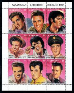 [76331] St. Vincent 1992 Music Elvis Presley OVP Chicago  MNH