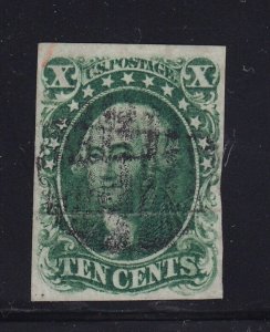 13 VF used neat cancel Crowe cert. , light creas nice color cv $ 900 ! see pic !