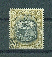 North Borneo sc# 63 used cat value $.60