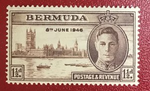 1946 Bermuda Scott 131 mint CV$0.25 Lot 874 Peace issue