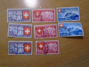 Switzerland  #  247-54  used