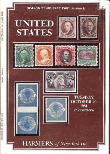 HR Harmer: Sale # 2608-2609  -  United States, Harmer - S...