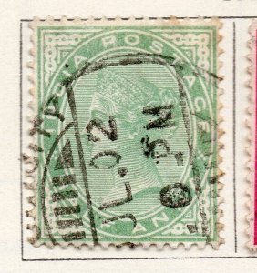 India 1899-1900 Early Issue Fine Used 1/2a. 269079