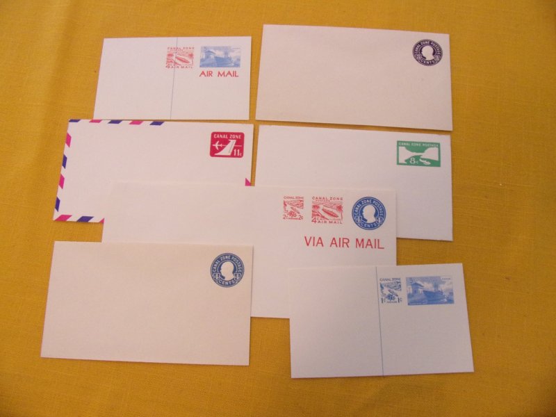 CANAL ZONE POSTAL STATIONARY COLLECTION, MINT, ENTIRES