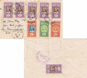 French Polynesia 1920 Postal History