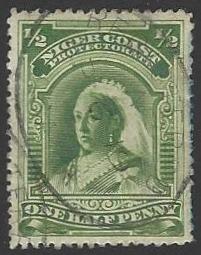 Niger Coast Protectorate #55 Used Queen Victoria (U1)