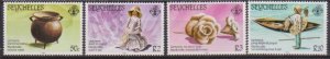 1984 Seychelles # 534-537 MNH Handicrafts