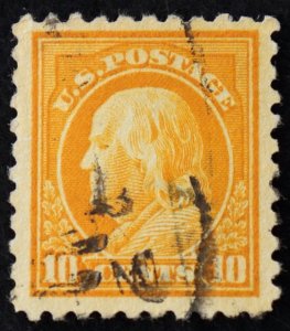 U.S. Used Stamp Scott #472 10c Franklin, VF - XF. Large Margins. Choice!