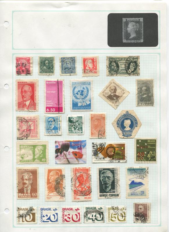 STAMP STATION PERTH Brazil # Selection of 116 Stamps Mint /Used-Unchecked