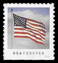 PCBstamps  US #5055 Bk Sgl {47c}U.S. Flag, MNH, (21)