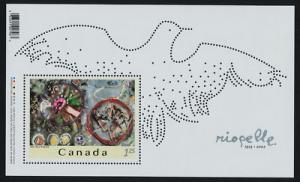 Canada  2003, $1.25 c Riopelle MNH S/Sheet # 2003
