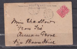 NEW SOUTH WALES, 6, St. MARY'S cds,1904 real photo ppc St. MARY MAGDELENE CHURCH