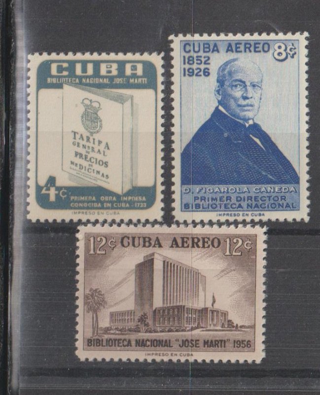 Cuba SC 582, C167-8  Mint Never Hinged