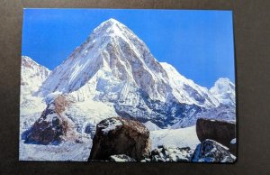 1987 Nepal Commemorative Postcard Cover Silver Jubilee First Ascent Pumo Ri