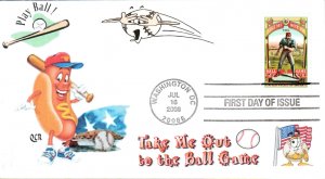 #4341 Take Me Out to the Ballgame QCR FDC