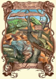 Guinea 2013 MNH - LIZARDS. Yvert&Tellier Code: 1510. Michel Code: 9816 / Bl.2228