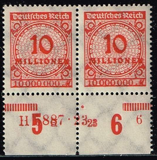 Germany 1923,Sc.#286 MNH with H 5887-23/ H     -23. cv.€7,50