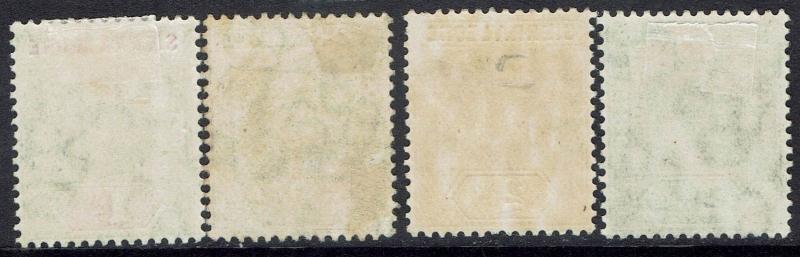 SIERRA LEONE 1904 KEVII 1D - 21/2D WMK MULTI CROWN CA 