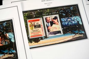 COLOR PRINTED NEW ZEALAND 2011-2015 STAMP ALBUM PAGES (98 illustrated pages)