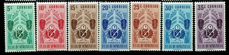 Venezuela SC# 625-631, Mint Hinged, 630 pg rem, 625 Hinge Rem and bottom thin - 